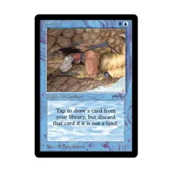 WOTC MtG Arabian Nights Sindbad (U3) VG - Image 1