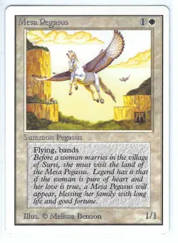 Mesa Pegasus Unlimited Common - MTG Magic the Gathering Card - Image 1
