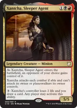 1 x Xantcha, Sleeper Agent - Commander 2018 - Moderate Play - MTG - Image 1