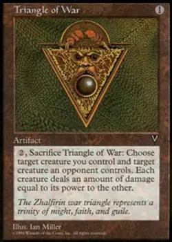 1 x Triangle of War - Visions - Light Play - MTG - Image 1
