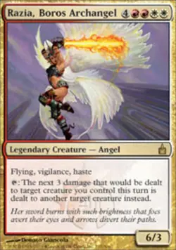 1 x Razia, Boros Archangel - Ravnica: City of Guilds - Moderate Play - MTG - Image 1