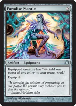 1 x Paradise Mantle - Modern Masters - Moderate Play - MTG - Image 1