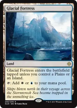 1 x Glacial Fortress - Ixalan - Moderate Play - MTG - Image 1