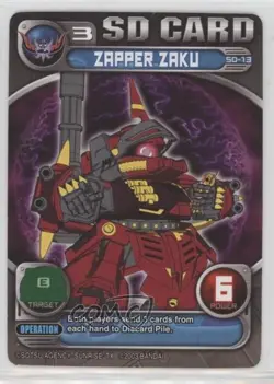 2003 Superior Defender Gundam Collectible Card Game Starter Set 1 #SD-13 gl9 - Image 1