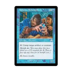 WOTC MtG Onslaught Aphetto Alchemist (U) EX - Image 1