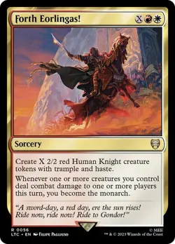 Forth Eorlingas! The Lord of the Rings NM MTG - Image 1