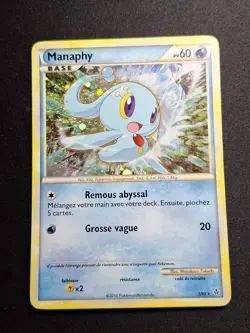 Manaphy 3/95 Holo HGSS Dechainement Carte Pokemon FR - Image 1