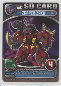2003 Superior Defender Gundam Collectible Card Game Starter Set 1 #SD-12 gl9 - Image 1
