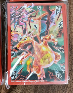 65 Ct Charizard Premium Collection Pokemon Card Sleeves New Sealed - Image 1