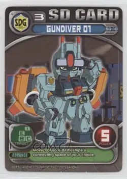 2003 Superior Defender Gundam Collectible Card Game Starter Set 1 #SD-10 gl9 - Image 1
