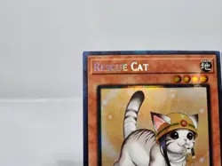 2x Rescue Cat RA02-EN001 Alt Art & Reprint Prismatic Collector's Rare Yugioh - Image 2