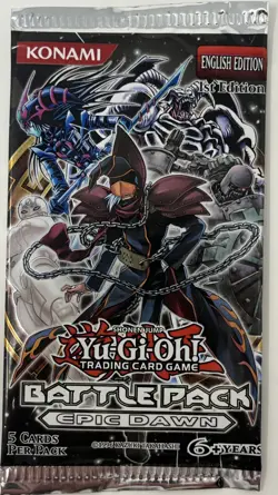 Yugioh Battle Pack Epic Dawn 1st Edition Booster Pack - Image 1