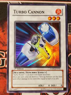 Yugioh Turbo Cannon ANPR-EN041 Super Rare 1st Edition NM - Image 1