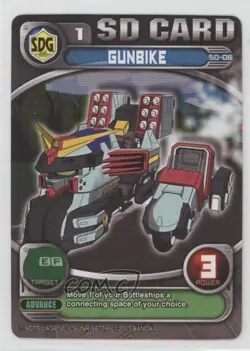 2003 Superior Defender Gundam Collectible Card Game Starter Set 1 Gunbike gl9 - Image 1