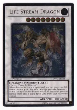 Yugioh LIFE STREAM DRAGON EXVC-EN038 ULTIMATE - 1st EDITION- NM - Image 1