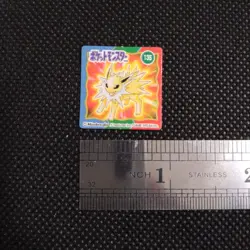 Jolteon Pokemon Bros Card Anime Mini Game Boy Nintendo Rare Japan No.135 - Image 2