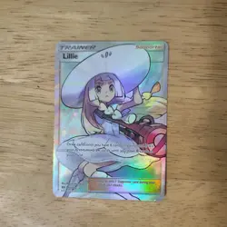 Lillie - 147/149 - Pokemon Sun & Moon Base Set Full Art Ultra Rare Card NM - Image 1