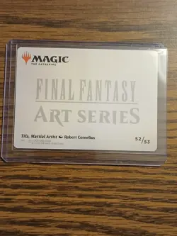 Tifa Martial Artist (Gold Stamp) - Art Series - NM - MTG Magic - Art Card - Image 2