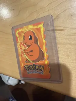 Charmander E4 of 12 Topps Blue Label Pokemon Stage 1 #04 Card - Image 3