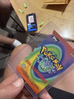 Charmander E4 of 12 Topps Blue Label Pokemon Stage 1 #04 Card - Image 4