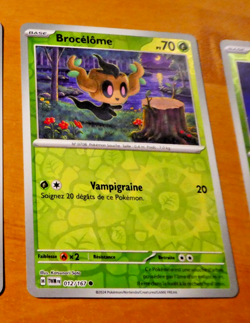 POKEMON MASCARADE CREPUSCULAIRE CARD REVERSE HOLO CARTE 012/167 FR TWM MINT 2024 - Image 1
