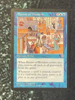 MTG MIRAGE 1996 MAGIC THE GATHERING BAZAAR OF WONDERS RARE NM - Image 1