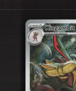 Kingambit SVP130 Scarlet & Violet Full Art Black Star Promo Holo Pokemon Card NM - Image 3