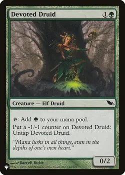 Devoted Druid (SHM-110) x1 1x Mystery Booster 2 NM MTG - Image 1