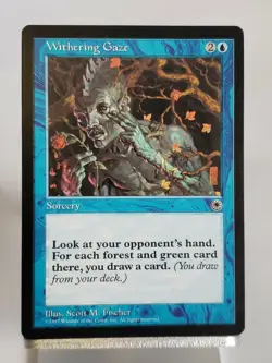 MTG Withering Gaze Portal Regular Uncommon - Image 1