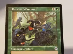 MTG Panther Warriors Portal Regular Common Magic - Image 2