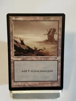 MTG Swamp (Tempest) Anthologies Regular Land Magic - Image 1