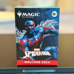 Sdcc 2025 Magic The Gathering MTG Marvel Spider-Man 2099 Blue Welcome Deck MTG - Image 1