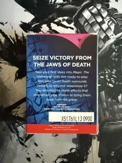 Sdcc 2025 Magic The Gathering MTG Marvel Spider-Man Venom Black Welcome Deck MTG - Image 2