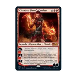 WOTC MtG Core Set 2021 Chandra, Flame's Catalyst (MR) (Foil) EX - Image 1