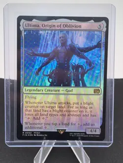 FOIL ULTIMA, ORIGIN OF OBLIVION Final Fantasy FIN Magic MTG MINT CARD - Image 1