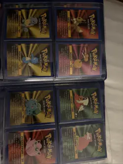 Complete Set Pokemon 1999 Kellogg’s Game Tip Playing Cards In Official Binder - Image 3