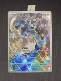 Thundurus SVP 209 Pokemon TCG: S&V: Black Bolt - Black Star Promo - Holo - Image 1