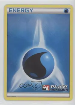 Water Energy (Play! Pokemon Foil) Pokemon Miscellaneous Promo & Energies a3q - Image 1