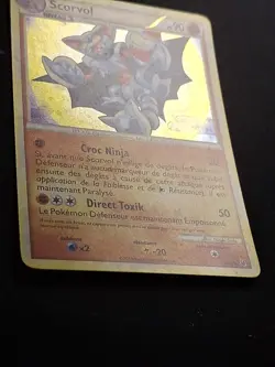 Scorvol 4/90 Holo HGSS Indomptable Carte Pokemon FR - Image 3
