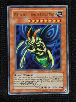 Perfectly Ultimate Great Moth (UR) YuGiOh Dark Beginning 2 #DB2-EN249 2005 1dn7 - Image 1