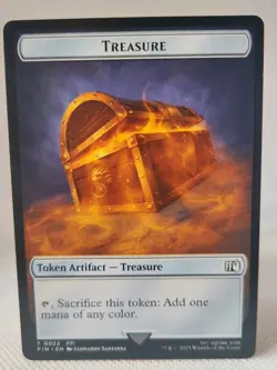 Mtg Final Fantasy Hero (0003) Treasure (0023) Double-Sided Token - Image 2