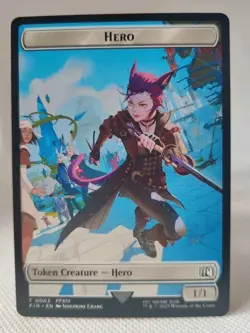 MTG - Hero (0003) Copy (0001) Double-Sided Token - FINAL FANTASY - Image 1