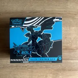Pokemon TCG: Scarlet Violet Black Bolt Elite Trainer Box ETB Zekrom New Sealed - Image 1