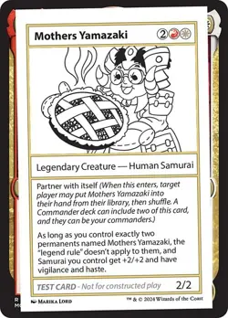 Mothers Yamazaki x1 1x Mystery Booster 2 Playtest Card NM MTG - Image 1