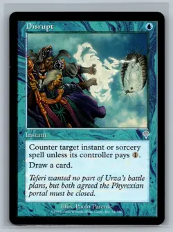 Magic The Gathering Invasion Disrupt #51/350 MTG TCG CCG - Image 1