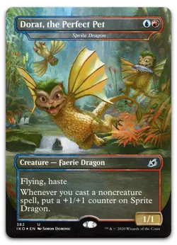 MTG Dorat, the Perfect Pet - Sprite Dragon Ikoria: Lair of Behemoths Regular NM - Image 1