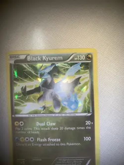 Pokemon Boundaries Crossed Set Black Kyurem Holo Rare Card 100/149 NM - Image 3