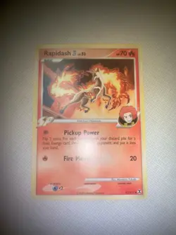 Rapidash 47/111 Rising Rivals Uncommon LP Pokemon card - Image 1