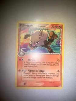 PRIMEAPE 50/110 EX HOLON PHANTOMS Pokemon Card NM-MINT - Image 1