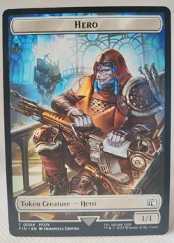 MTG - Hero (0004) Copy (0001) Double-Sided Token - FINAL FANTASY - Image 1